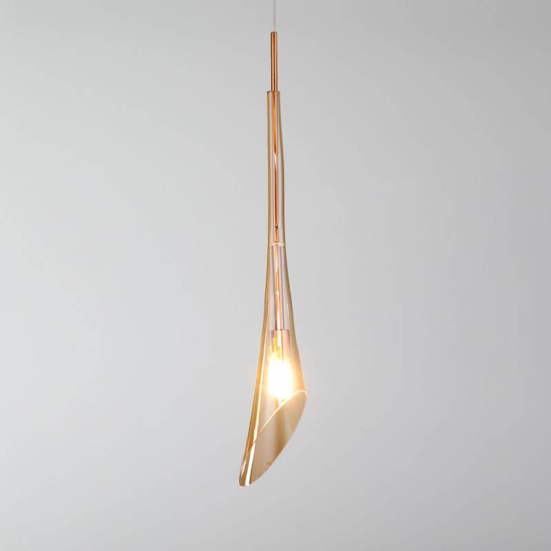 Подвесной светильник Eurosvet 50224/1 янтарный