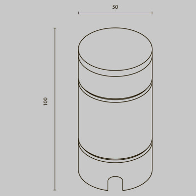 Садово-парковый светильник Maytoni O474FL-L2GF3K