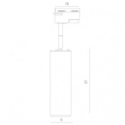 Светильник на шине ARTE Lamp A1412PL-1BK