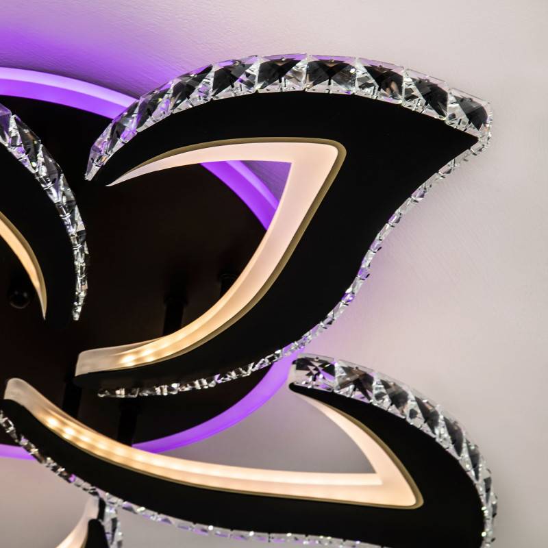 Накладная люстра LED4U L2839-5 BK