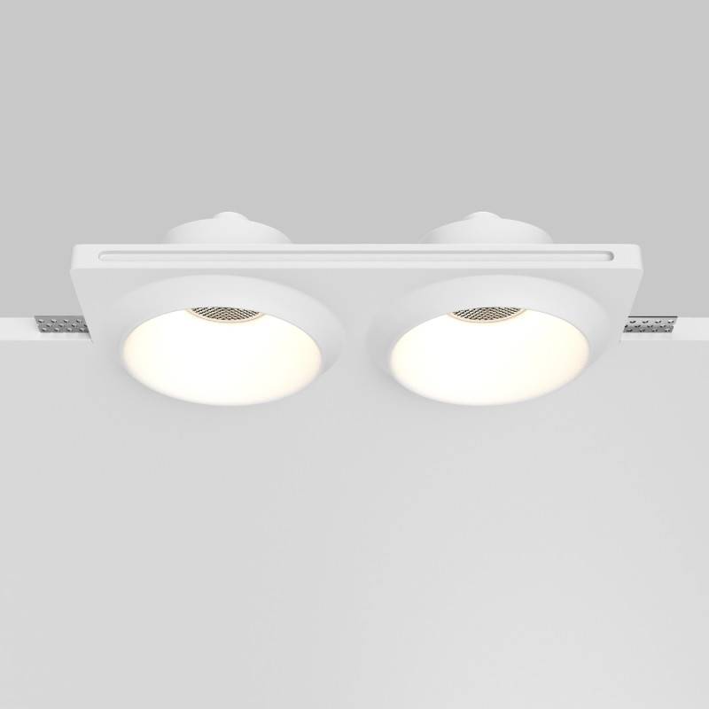 Встраиваемый светильник Maytoni Technical DL124-GU10-02-TRS-W