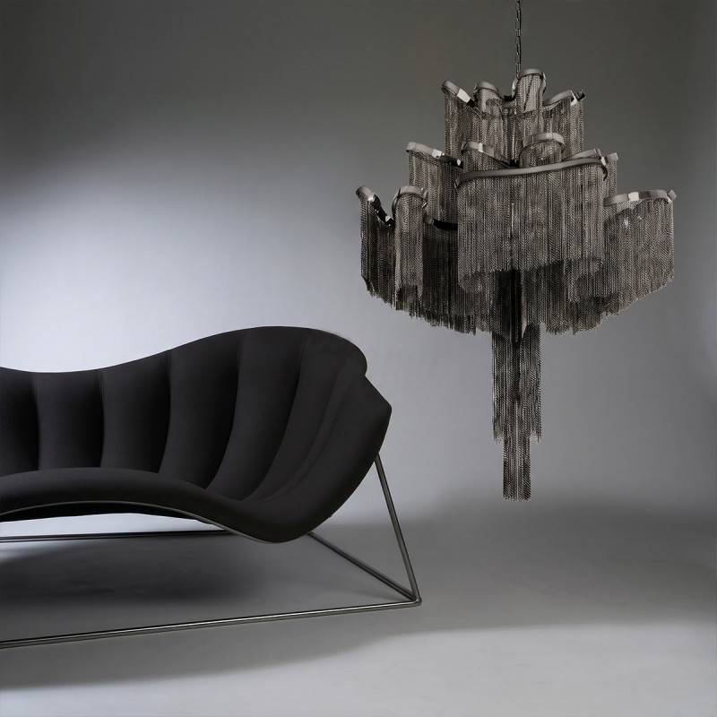 Подвесная люстра LOFT IT 10208/1000 Gunmetal