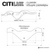 Светильник настенный Citilux CLU0805BK