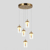 Каскадная люстра Eurosvet 201056 LED латунь