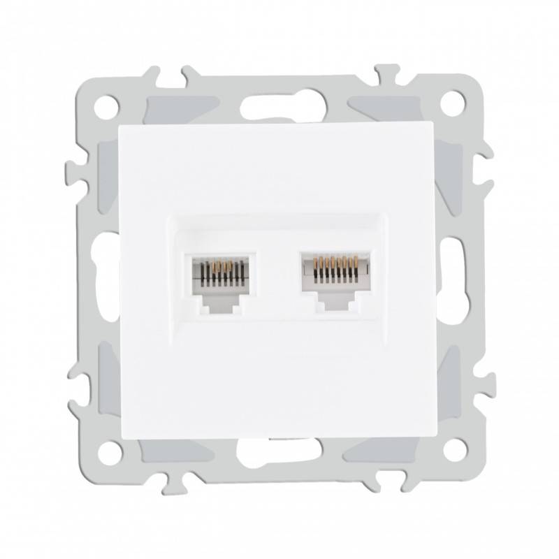 Розетка Arte Milano 206.44-1.white