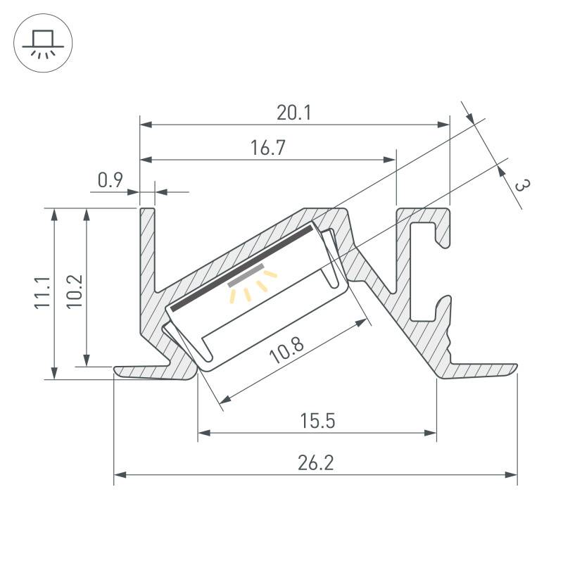 Профиль Arlight 063456