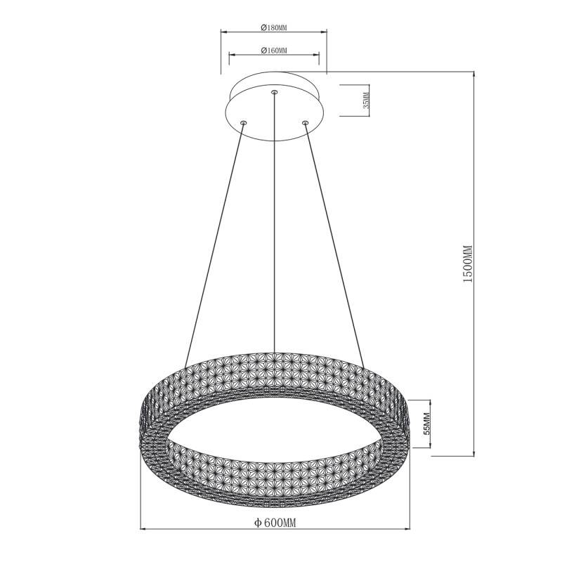 Подвесная люстра Escada 10233/1LED