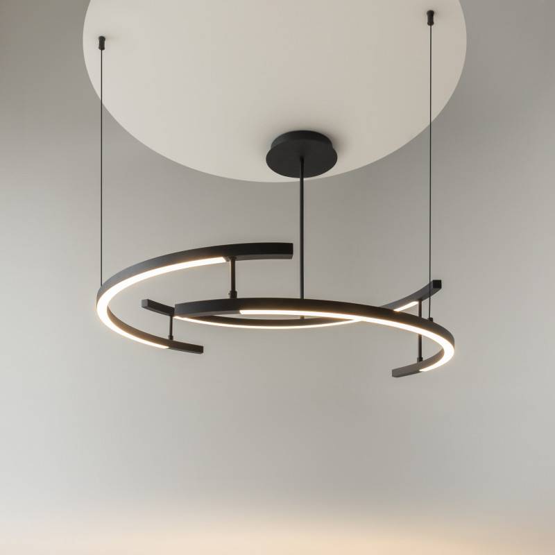 Люстра на штанге Maytoni MOD016PL-L52BK