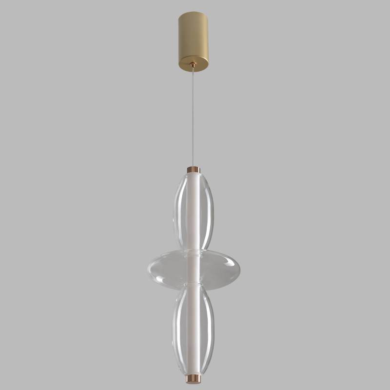 Подвесной светильник Crystal Lux QUASAR SP14W LED TRANSPARENT