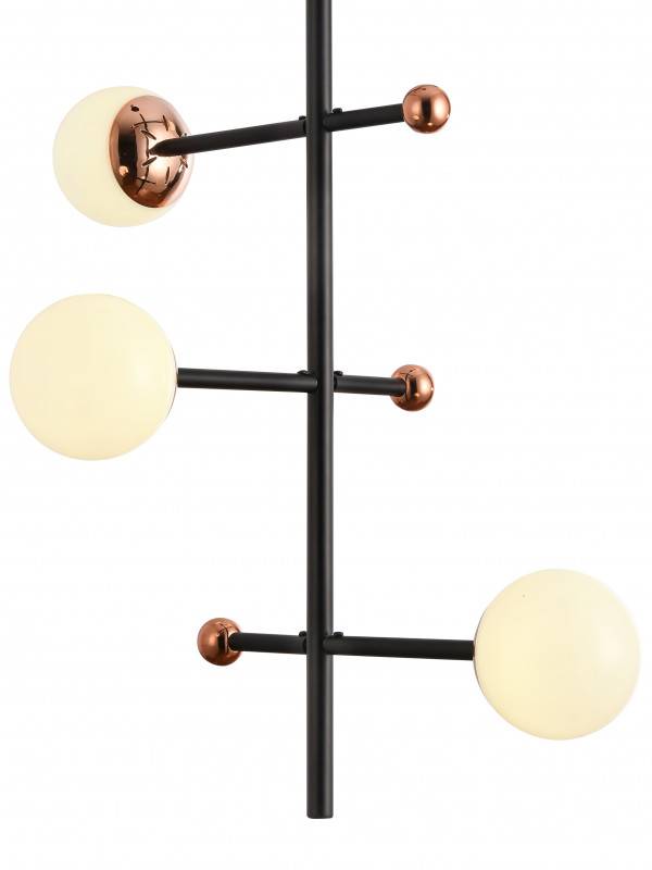 Подвесная люстра Natali Kovaltseva LED LAMPS 81338 GOLD BLACK