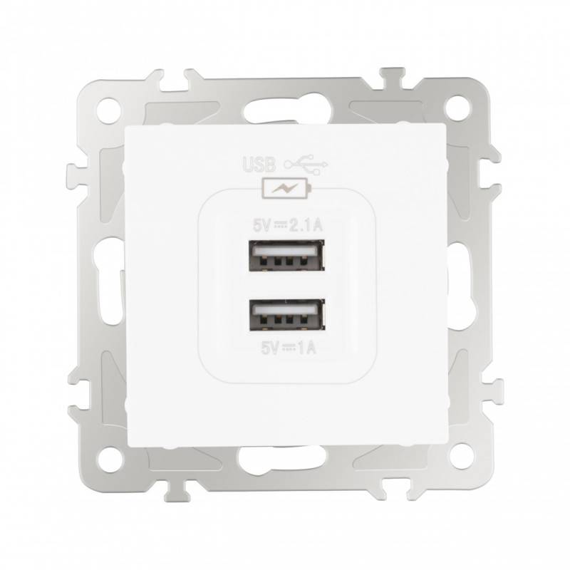 Розетка Arte Milano 206.46-1.white