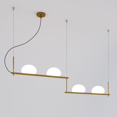 Подвесная люстра Eurosvet 70145/4 латунь