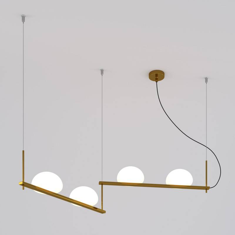 Подвесная люстра Eurosvet 70145/4 латунь