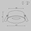 Влагозащищенный светильник Maytoni Technical DL027-GX53-B