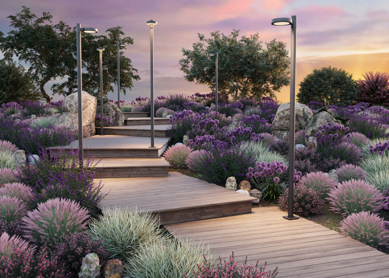 Садово-парковый светильник Maytoni O472H-L50GF3K