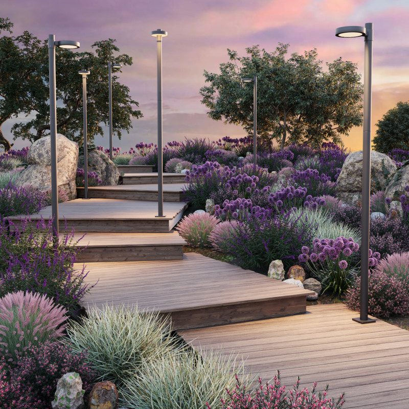 Садово-парковый светильник Maytoni O472H-L50GF3K