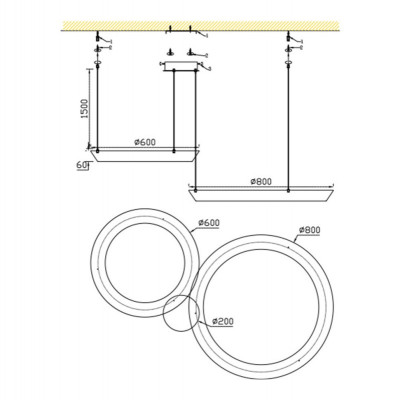 Каскадная люстра Fluorite FL1206-20P
