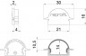 Набор из 10 заглушек для профиля Deko-Light R-ET-01-15 979630