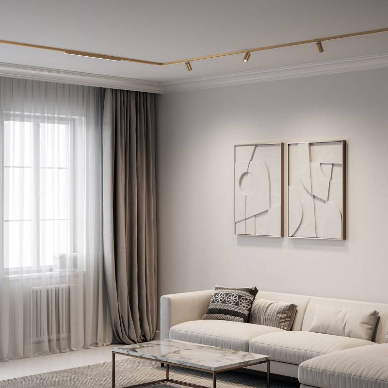 Светильник на шине Elektrostandard 85525/01 латунь