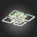 Потолочная люстра EVOLED Valia SLE500412-05RGB