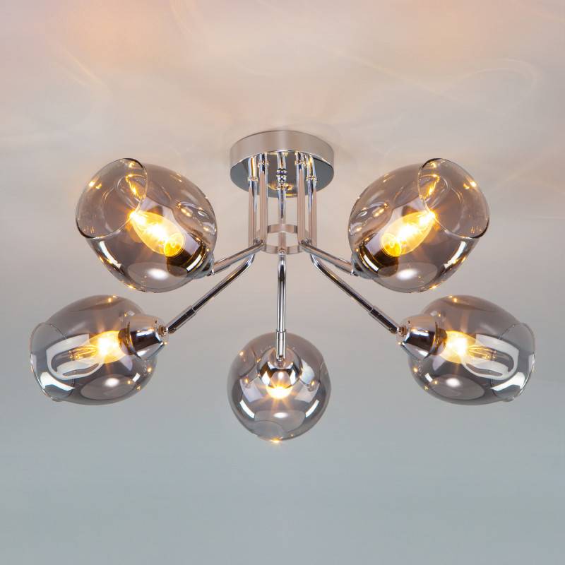 Люстра на штанге Eurosvet 30164/5 хром