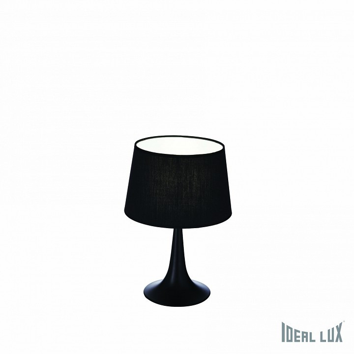 Настольная лампа декоративная Ideal Lux London LONDON TL1 SMALL NERO