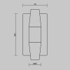Бра Maytoni MOD401WL-L6BS3K