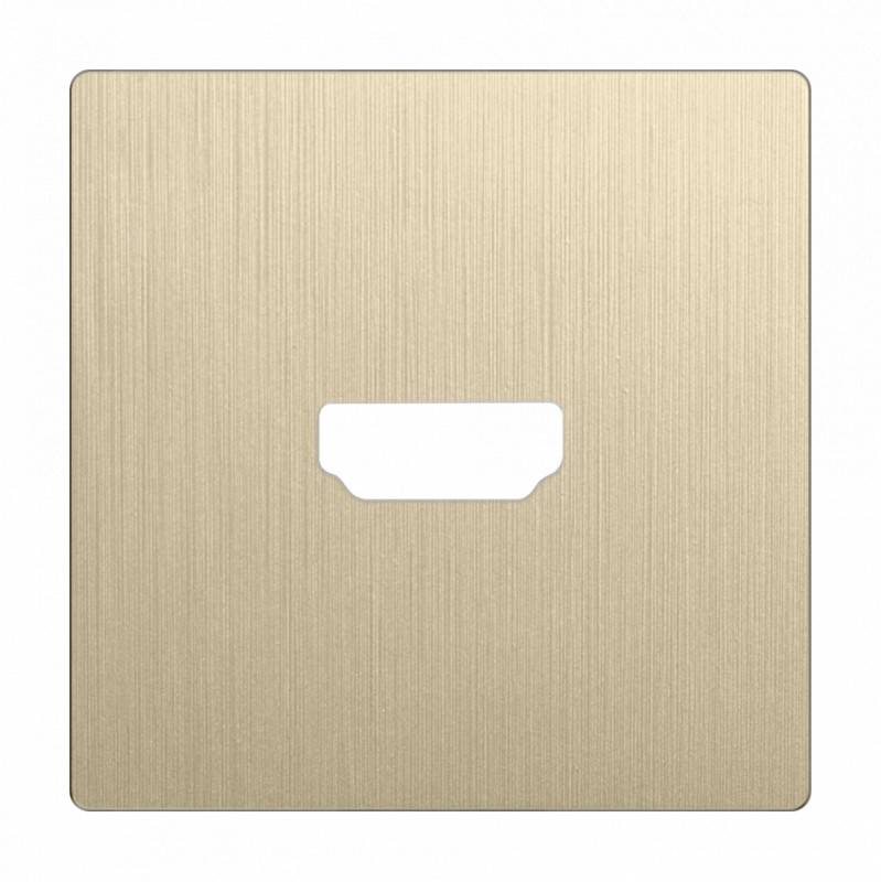 Клавиша/Накладка Werkel WL10-HDMI-CP шампань рифленый