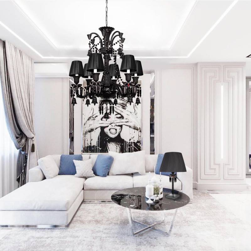 Подвесная люстра LOFT IT 10210/12 Black