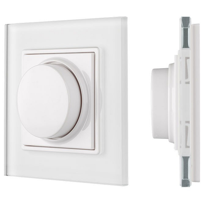 Панель-диммера роторная накладная Arlight Rotary SR-2835CCT-RF-IN White (3V, MIX)