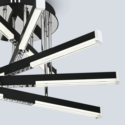 Накладная люстра LED4U L9371-600 BK