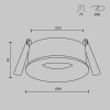 Влагозащищенный светильник Maytoni Technical DL027-GU10-B