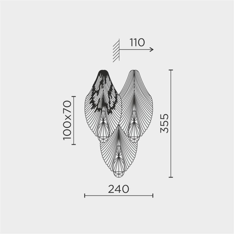 Бра MODELUX ML.6228.330 GD
