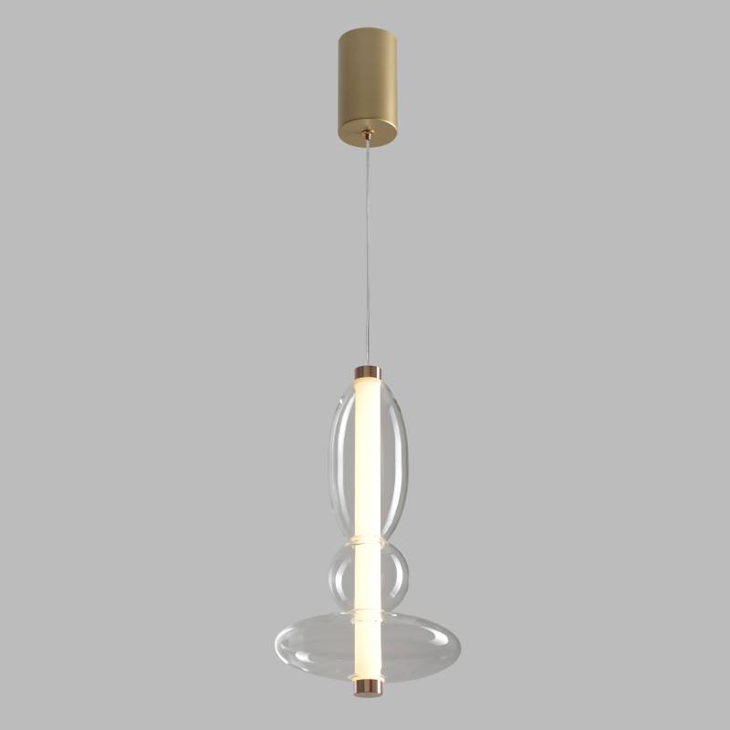 Подвесной светильник Crystal Lux QUASAR SP10W LED TRANSPARENT