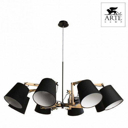 Подвесная люстра Arte Lamp Pinocchio A5700LM-8BK