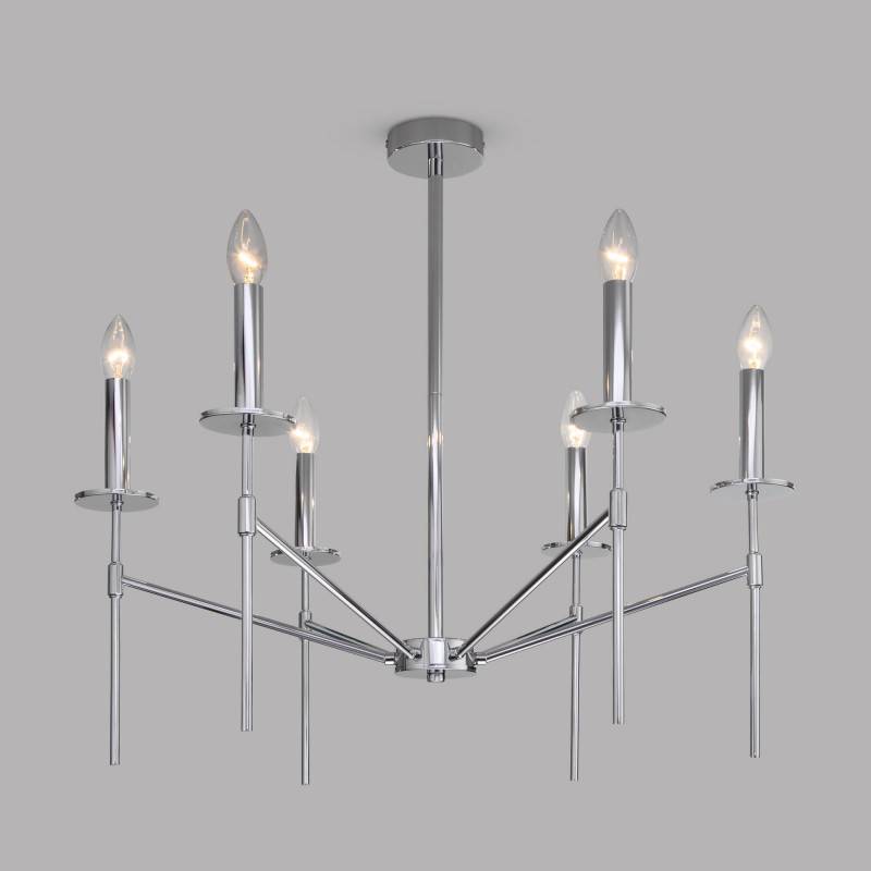 Люстра на штанге Eurosvet 60142/6 хром