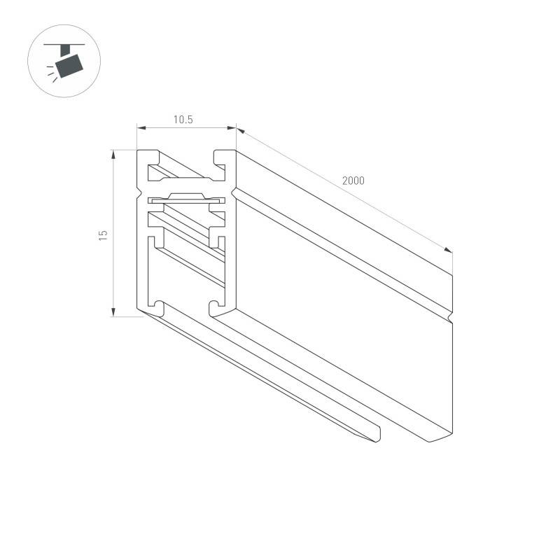 Шинопровод Arlight 062987
