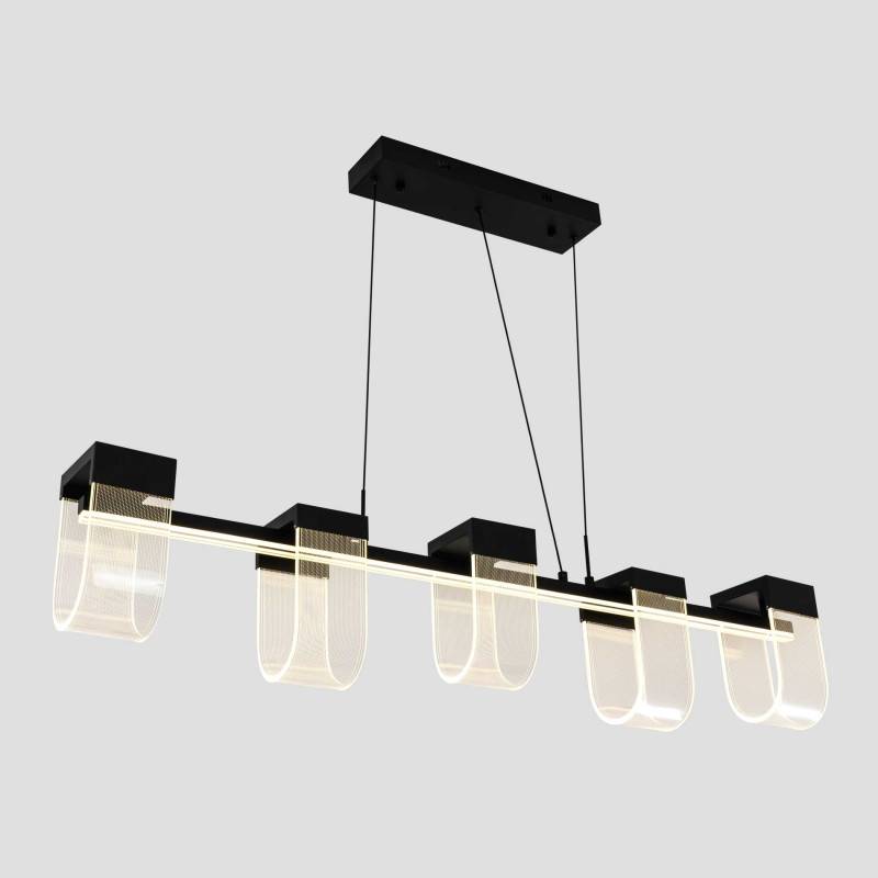 Подвесная люстра LED4U L7707-1200 BK