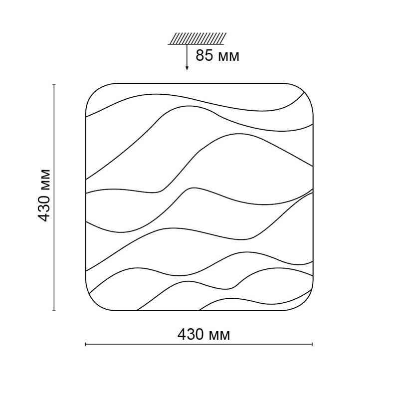 Накладной светильник Sonex 2091/DL