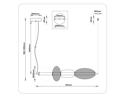 Подвесной светильник Ambrella Light LH11010