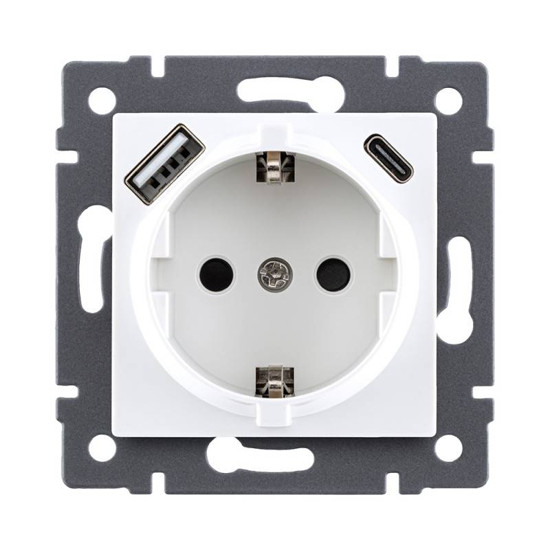 Розетка KOLLINGER REA-004WH