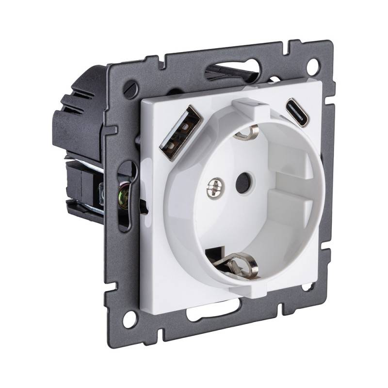 Розетка KOLLINGER REA-004WH