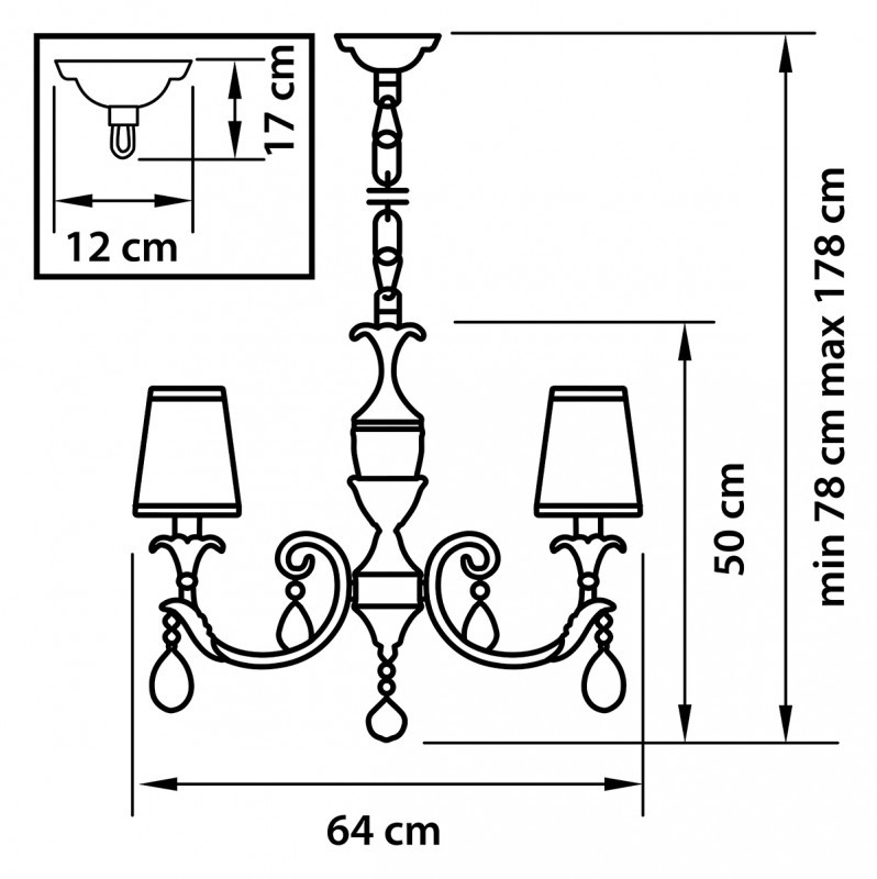 Подвесная люстра Lightstar 691064