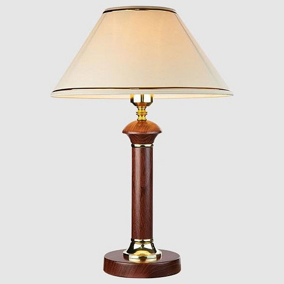 Настольная лампа декоративная Eurosvet 60019 60019/1 темное дерево