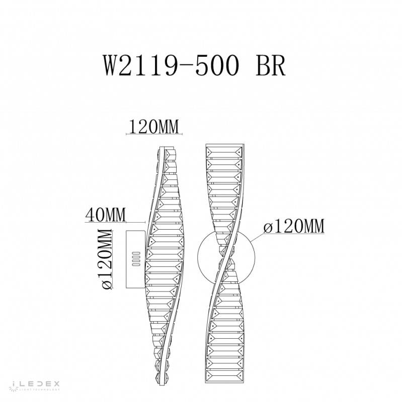 Бра iLedex W2119-500 BR
