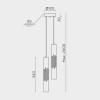 Подвесной светильник MODELUX ML.88987.2 CR