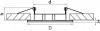 Встраиваемый светильник Lightstar 011040
