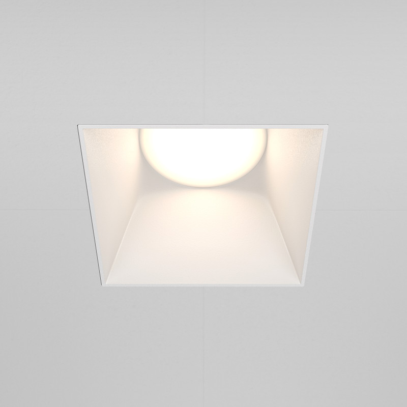 Встраиваемый светильник Maytoni Technical DL051-01-GU10-SQ-W