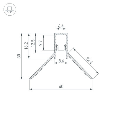 Профиль Arlight 043161