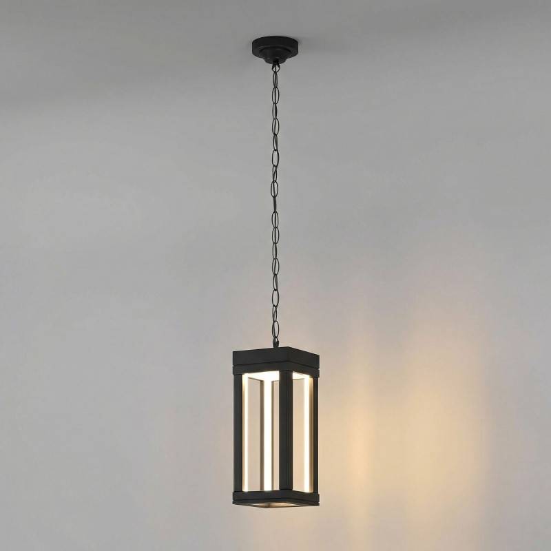 Подвесной уличный светильник Elektrostandard 1528 Frame 3000K чёрный